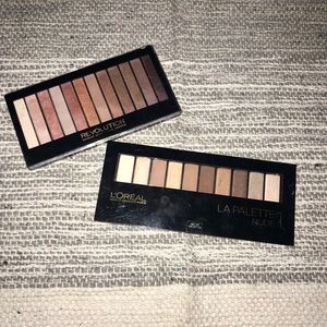 Eyeshadow palette (L’Oréal & Makeup Revolution)